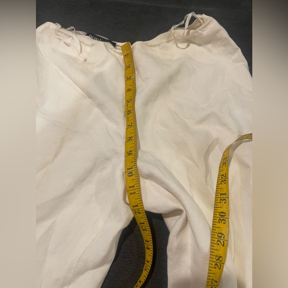Ralph Lauren collection classics black label 100% linen lined pant - Picture 7 of 7